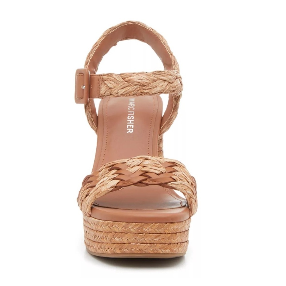 Marc Fisher Seclude Platform Raffia Sandal - Picture 2 of 10